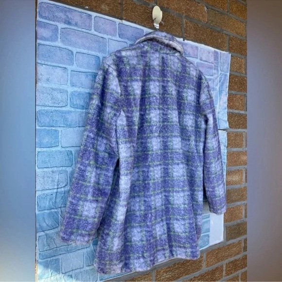 Hutch Anthropologie Donna super soft cozy fuzzy plush teddy shacket large - Picture 7 of 10